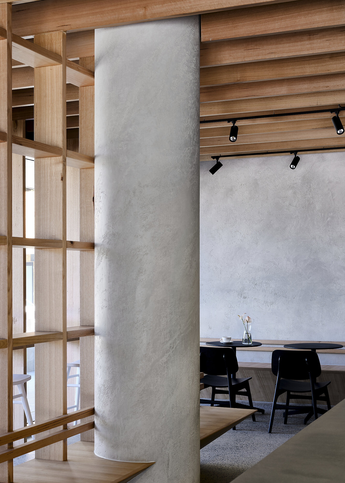 Interior photograph of Lava Espresso Kingston by Anne Stroud Photography